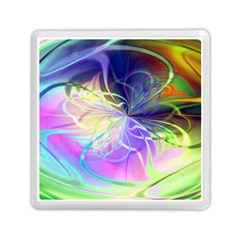 Rainbow Painting Patterns 3 Memory Card Reader (square) by DinkovaArt