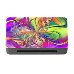 Rainbow Painting Pattern 4 Memory Card Reader With Cf by DinkovaArt