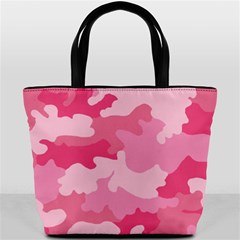 Camo Pink Bucket Bag by MooMoosMumma