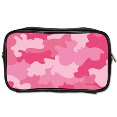 Camo Pink Toiletries Bag (one Side) by MooMoosMumma