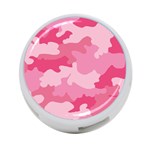 Camo Pink 4-Port USB Hub (Two Sides) Front