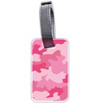 Camo Pink Luggage Tag (two sides) Front