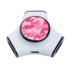 Camo Pink 3-port Usb Hub by MooMoosMumma