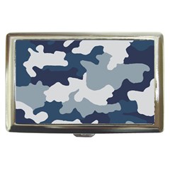 Camo Blue Cigarette Money Case by MooMoosMumma