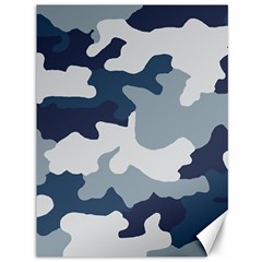 Camo Blue Canvas 36  X 48  by MooMoosMumma