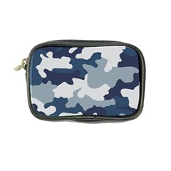 Camo Blue Coin Purse by MooMoosMumma