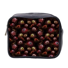 Zombie Eyes Pattern Mini Toiletries Bag (two Sides) by SpinnyChairDesigns