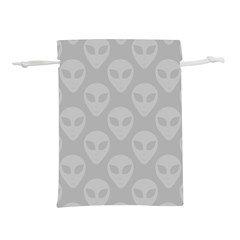 Grey Aliens Ufo Lightweight Drawstring Pouch (s) by SpinnyChairDesigns