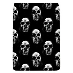 Black And White Skulls Removable Flap Cover (l) by SpinnyChairDesigns