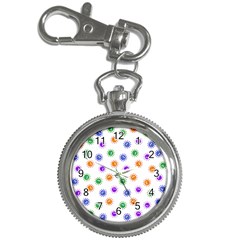 Cartoon Corona Virus Covid 19 Key Chain Watches by SpinnyChairDesigns