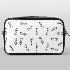 Geek Glasses With Eyes Toiletries Bag (one Side) by SpinnyChairDesigns