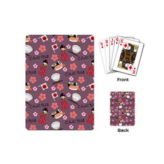 Japan Girls Playing Cards Single Design (mini) by kiroiharu