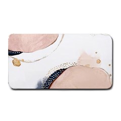 Pink And Blue Marble Medium Bar Mats by kiroiharu