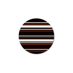 Classic Coffee Brown Golf Ball Marker (10 Pack) by tmsartbazaar