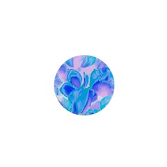 Ciclamen Flowers Blue 1  Mini Magnets by DinkovaArt