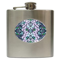 Paradise Flowers In Paradise Colors Hip Flask (6 Oz) by pepitasart