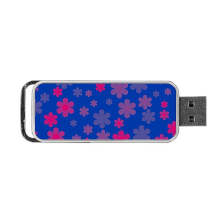 bi floral_birthday_card_template USB Flash Drive v2 (Single-sided) 