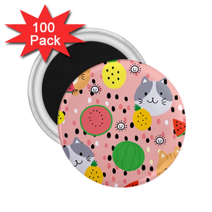 Cats and fruits  2.25  Magnets (100 pack) 