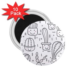 Cactus 2 25  Magnets (10 Pack)  by Sobalvarro