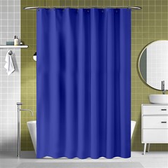 Dark Slate Blue Color Shower Curtain 48  X 72  (small)  by SpinnyChairDesigns