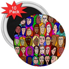 432sisters 3  Magnets (10 Pack)  by Kritter