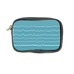 Boho Teal Stripes Coin Purse by SpinnyChairDesigns