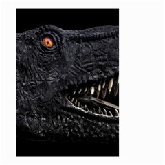 Trex Dinosaur Head Dark Poster Small Garden Flag (two Sides) by dflcprintsclothing