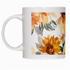 Sunflowers White Mugs by Angelandspot