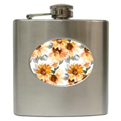 Sunflowers Hip Flask (6 Oz) by Angelandspot