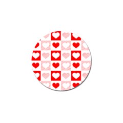 Hearts  Golf Ball Marker (10 Pack) by Sobalvarro