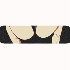 Sporty Booty Perfection, Fit Girl Fitness Illustration, Sports Theme Large Bar Mats by Casemiro