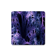 Fractal Web Square Magnet by Sparkle