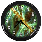 Abstract Illusion Wall Clock (Black) Front