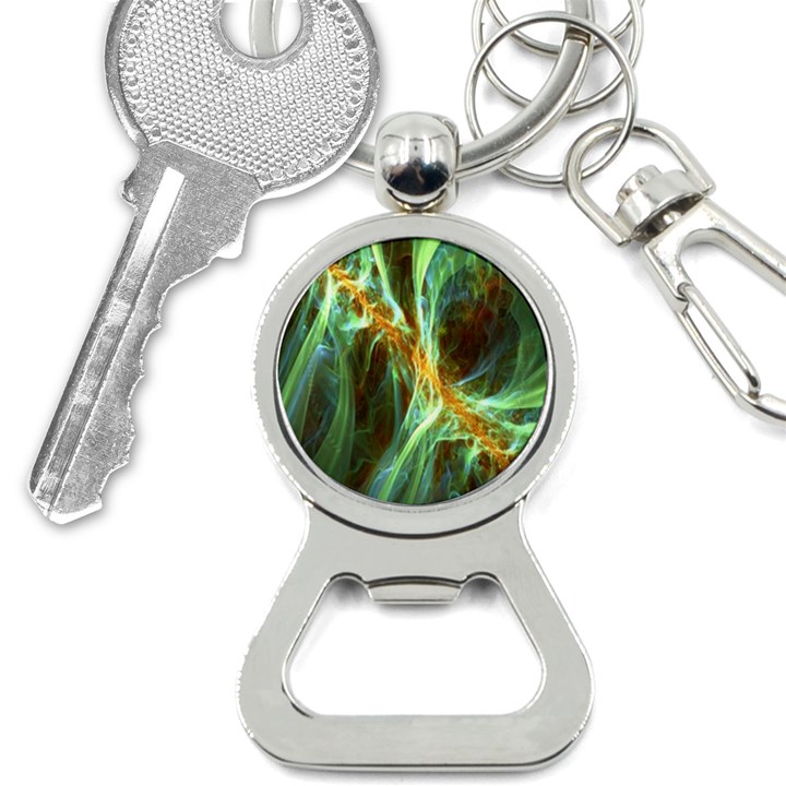 Abstract Illusion Bottle Opener Key Chain