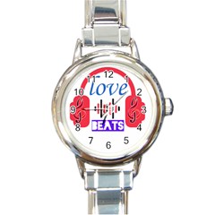 Coolbreez Love  Round Italian Charm Watch by Skirfan