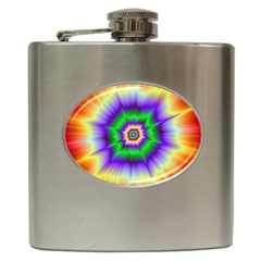 Psychedelic Big Bang Hip Flask (6 Oz) by Filthyphil