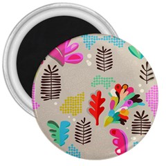 Scandinavian Foliage Fun 3  Magnets by andStretch