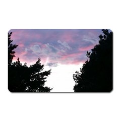 Colorful Overcast, Pink,violet,gray,black Magnet (rectangular) by MartinsMysteriousPhotographerShop