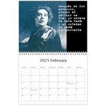 CALENDARIO RITA Wall Calendar 11 x 8.5 (12-Months) Feb 2025