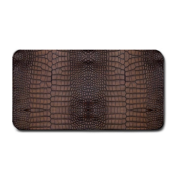 Brown Alligator Leather Skin Medium Bar Mats