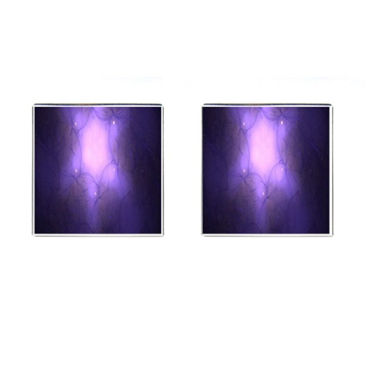 Violet Spark Cufflinks (Square)