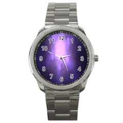 Violet Spark Sport Metal Watch by Sparkle