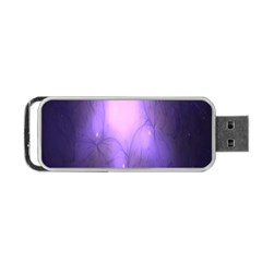 Violet Spark Portable Usb Flash (one Side) by Sparkle