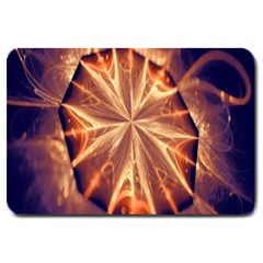 Sun Fractal Large Doormat  by Sparkle