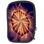 Sun Fractal Compact Camera Leather Case Front