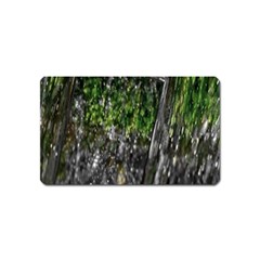 Green Glitter Squre Magnet (name Card) by Sparkle