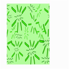 Electric Lime Large Garden Flag (two Sides) by Janetaudreywilson