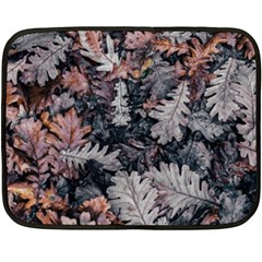 Autumn Leafs Double Sided Fleece Blanket (mini)  by Sparkle