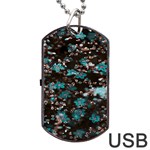 Realflowers Dog Tag USB Flash (One Side) Front