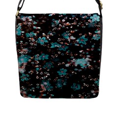 Realflowers Flap Closure Messenger Bag (l) by Sparkle